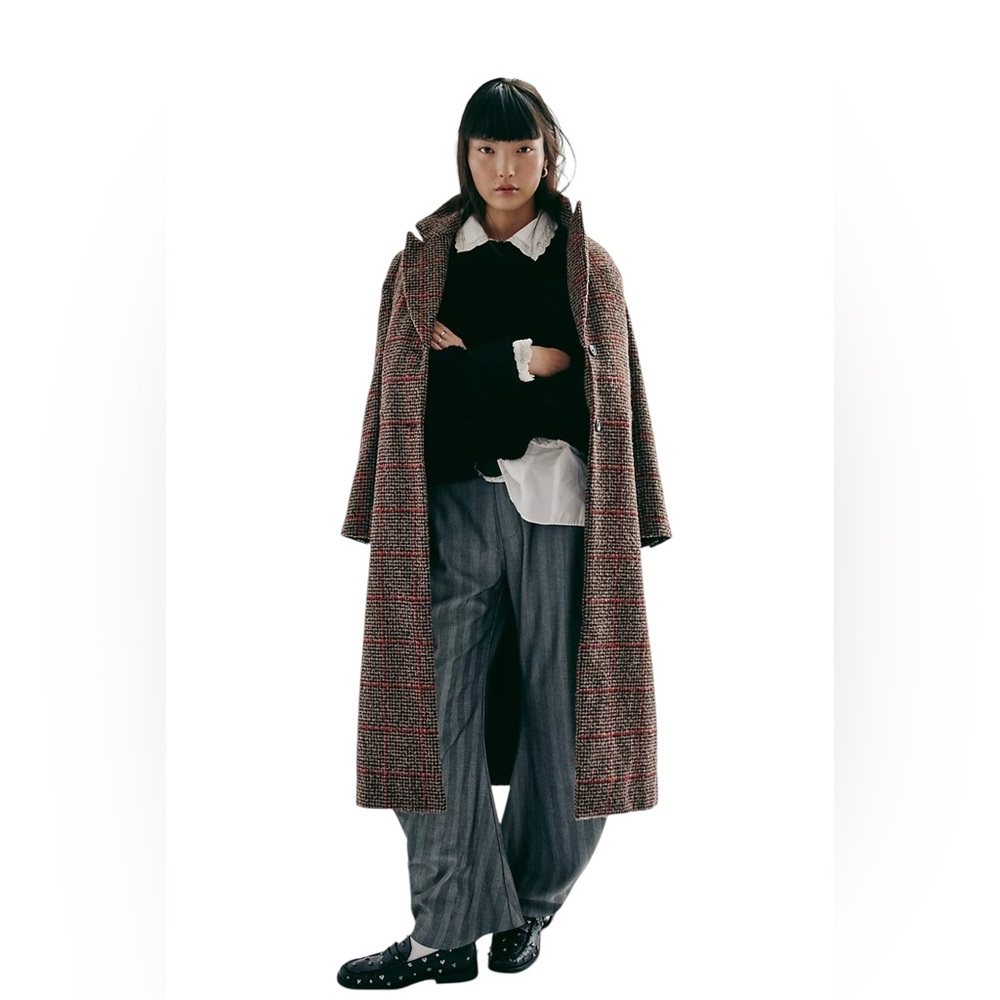 Free People size Large Hailey Tweed Duster Coat, current season